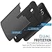 MoKo ASUS Zenfone 2 Laser Case - [Scratch Resistant] Armor Series Dual Layer Protection - Bumper Cover for ASUS Zenfone 2 Laser (ZE550KL / ZE551KL) 5.5 Inch Smartphone 2015 Release, Black