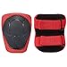 Child Kids Protective Gear Set,Knee and Elbow Pads with Wrist Guards Toddler for Multi-sports Cycling ,Bike,Rollerblading, Skating, Volleyball (Red)