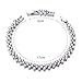 White Gold Plated Tennis Bracelet with Cubic Zirconia