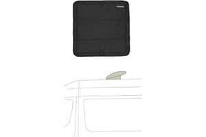 VanEssential Magnetic Insulated Blackout Roof Vent Cover Designed for (MaxxAir/Fantastic Fan) 16.5" x 16.5" - Black
