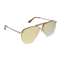 DIFF Tahoe Designer Oversized Aviator Sunglasses