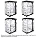 LAGarden 35x24x53 2 in 1 Indoor Grow Tent Non Toxic Reflective Mylar Plant Hydroponics Propagation Flower Growing Roomthumb 4