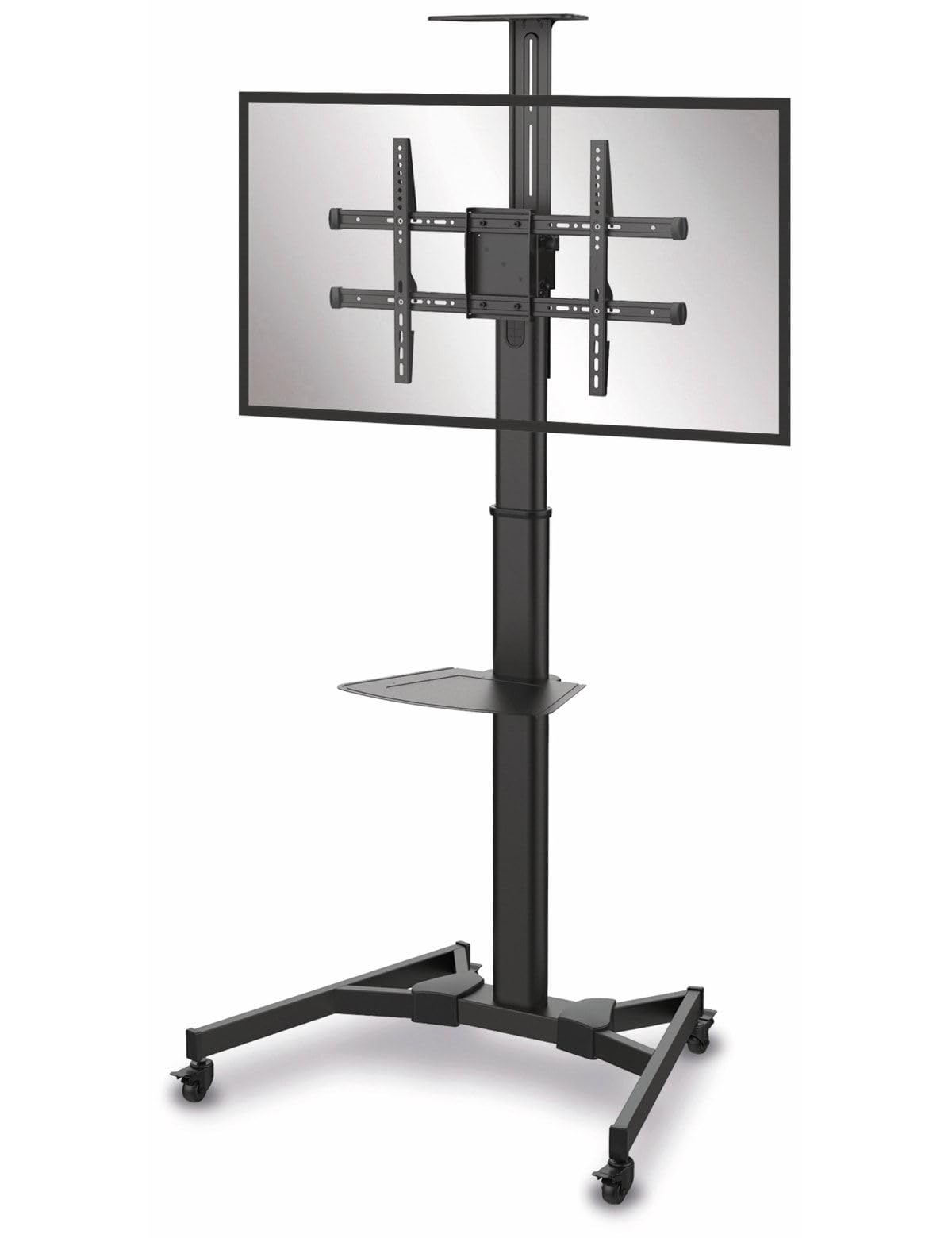 PureMounts PM-CART-70B TV Stand for LCD/LED/Plasma Screens from 94-178 cm (37-70 Inches) Black