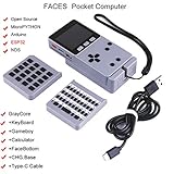 MakerFocus ESP32 Open Source Faces Pocket Computer with Keyboard/Gameboy/Calculator M5Stack Board Built-in 650mAh Battery for MicroPYTHON Arduino