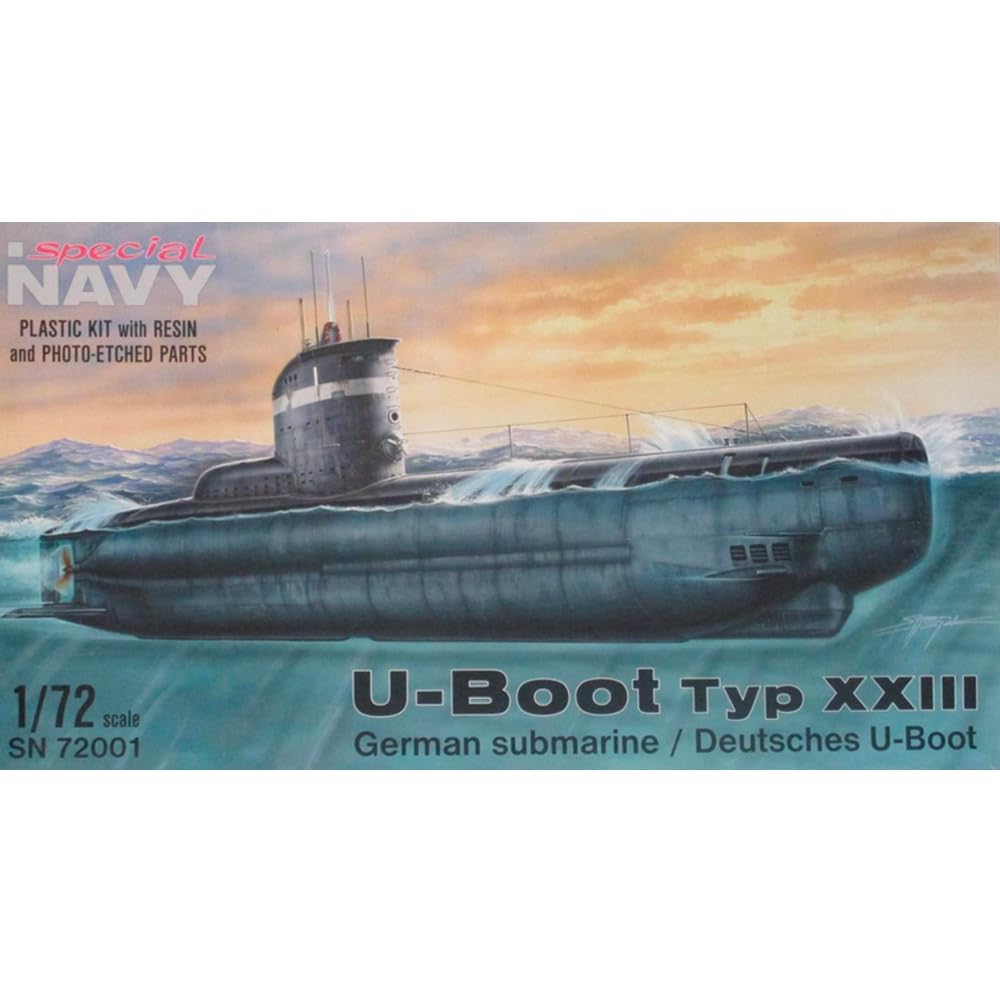 MPM SN72001 Model Kit German Submarine Type XXIII, Watercraft