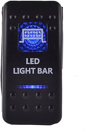 Hotsystem 12v 20a Wasserdicht Auto Boot Schalter 5 Polig Wippschalter Ein Ausschalter Led Beleuchtet Wechsel Switch Kippenschalter Lightbar Blau Amazon De Auto