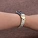 bayite Metal Bands Compatible with Fitbit Alta and Alta HR, Jewelry Bangle Adjustable Bracelet with Rhinestone? (Gold, 5.5