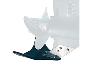 Hydro-Shield Hydrofoil Boat Stabilizer - Skeg-Mounted Shield for Motors with Marine Grade Mounting Bracket - Available in 4 Options - Improve Performance, Shield Your Propeller, Protect Marine Life