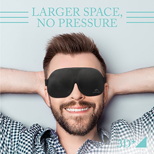Eye Mask 3 Pack, OriHea 3D Plus Large Sleep Mask for Women& Men