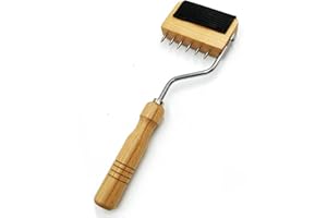 Liyquint Professional Webbing Stretcher Tool with Wood Handle - Gooseneck Puller for Upholstery, Leather, Carpet & Canvas - H