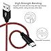 USB Type C Cable,YouCoulee 3 Pack 3.3Ft 6.6Ft 10Ft USB C Cable Nylon Braided Long Cord USB Type A to C Fast Charger for Samsung Galaxy S9 S9+ Note8 S8+, Apple Macbook, LG G6 V20, Pixel, Nexus 6P (Red)