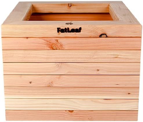 Medium Larch Square Planter 48cm x 48cm x 35cm
