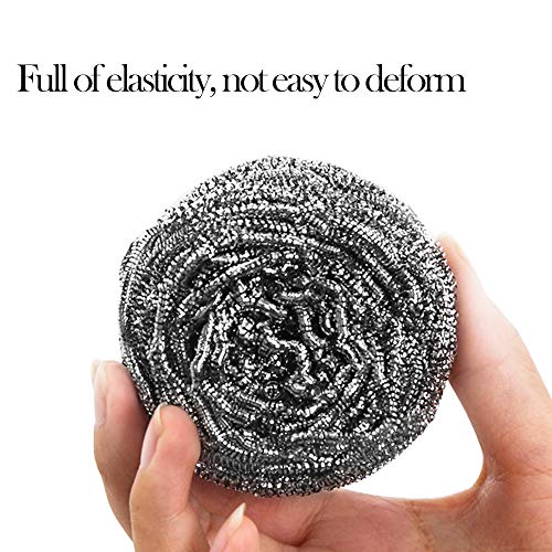 STONCEL-24Pcs-Stainless-Steel-Scourer-Dish-Bowl-Cleaning-Sponges-Scrubbers-Steel-Wool-Scrubber-Metal-Sponge-for-Kitchens-Cleaning-Tool-Pot-Scrubber-for-Tough-Kitchen-Cleaning