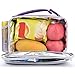 Amersun Kids Lunch Box, Insulated School Lunch Bag with Padded Liner Keep Food Warm Cold for Long Time,Water-resistant Thermal Travel Office Lunch Cooler for Girls Boy-2 Pocket,Purple