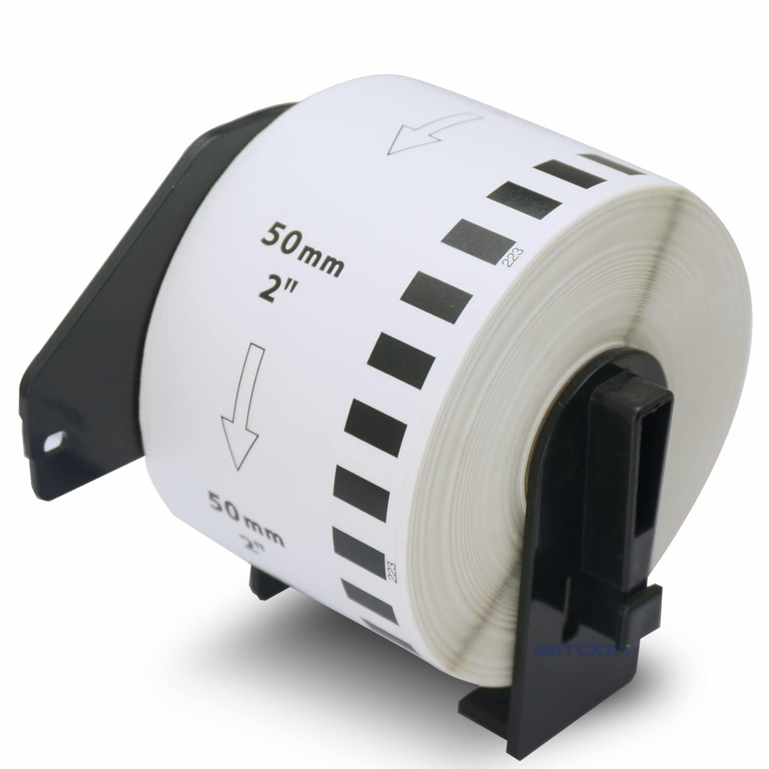 BETCKEY - 1 Roll DK-22223 Labels, 50mm x 30.48m, 1 Continuous Paper Labels Compatible with Brother QL Label Printers
