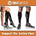 Treat My Feet Knee High Compression Socks for Women & Men, 15-20 mmHg, Edema Relief
