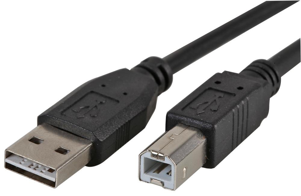 Pro Signal PSG91251 Reversible USB 2.0 A to B Lead Male to Male, 1 m