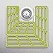 Joseph Joseph SinkSaver Adjustable Sink Protector Mat Two Grid Sections Fits Different Drain Positions Non-Slip, Green