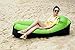 HAKE Inflatable Lounger with Portable Carry Bag for Outdoor and Indoor use (Green Lounger)