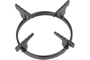 CHEOTIME Cast Iron Wok Support Ring, Gas Stove Burner Grate Universal Wok Ring Cast Support for kitchen, Gas Stove Replacement Accessories