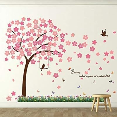 Wallflexi Pegatinas De Pared Diseno De Flores De Primavera Para