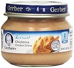 Gerber 2nd Foods Meats, Chicken & Chicken Gravy, 2.5-Ounce (Pack of 12)