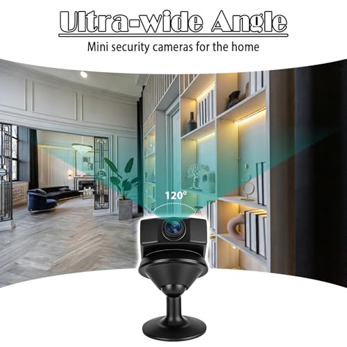 OTADUG Spy Camera 1080P Loop Recording Motion Detection 120° Wide Angle 3 Hours Playtime with Card Included, No Wi-Fi Required
