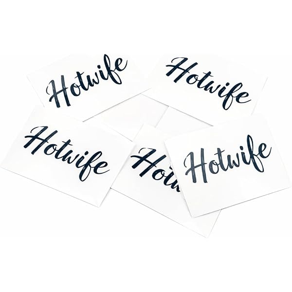 Tatouages Temporaires Lettres Anglaises Hotwife Cuckold - Imperméables - Neuf Sous Blister