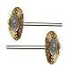 Hanperal 36Pcs Brass Steel Wire Brush Polishing Wheels Full kit for Dremel Rotary Tools