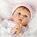 SanyDoll Reborn Doll Baby Newborn Doll 22inch 55cm Magnetic Lifelike Cute Lovely Baby Pink Birthday Gift