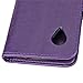 Nexus 5 Case,Gift_Source [Card Slot] [Kickstand Feature] Premium Vintage Emboss Flower PU Leather Wallet Case Folio Flip Case with Wrist Strap for LG Google Nexus 5 [Purple]