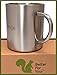 Better For Your Stainless Steel Double Wall Coffee Mugs, 13.5 oz, Set of 2, Purple-Orange