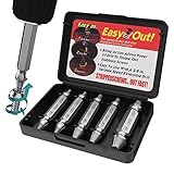 Damaged Screw Extractor Set, 5 - Piece Damaged Screw And Bolt Extractor Set, Easily Remove Stripped Or Damaged Screws - Set of 5 Screw Removers