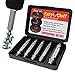 Damaged Screw Extractor Set, 5 - Piece Damaged Screw And Bolt Extractor Set, Easily Remove Stripped Or Damaged Screws - Set of 5 Screw Removers