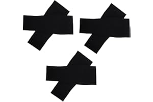 GALPADA 3 Pairs Wide Calf Compression Sleeves for Men Women Breathable Footless Leg Socks for Shin Splint