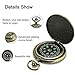 ydfagak Compass Premium Portable Pocket Watch Flip-Open Compass Camping Hiking Compass Outdoor Navigation Tools (Copper)