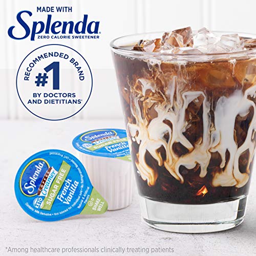 SPLENDA Sugar Free/Low Calorie/Single Serve Coffee Creamer Cups, French