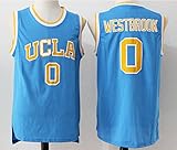 Mens UCLA Russel Westbrook #0 New Arrive Basketball Jersey Blue L