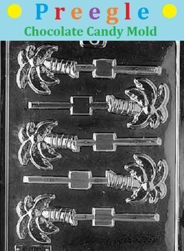 Preegle F044 Palm Tree Chocolate Candy Mold with Molding Instructions