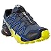 Salomon Men's Speedcross 4 GTX Trail Runner, Slate Blue/Blue Depth/Corona Yellow, 9 D US