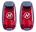LED Safety Light (2 Pack) + Free Bonuses | Clip On Strobe/Running Lights for Runners, Dogs, Bike, Walking | The Best High Visibility Accessories for Your Reflective Gear, Bicycle etc
