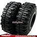 hobbysoul 4pcs RC 1/10 120mm Crawler Super Tires Tyre W/ Foam for 1.9