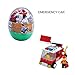 yuboo Easter Eggs, 6-Pack Large Prefilled Plastic Eggs,Kids’ Toys Filled with Different Building Bricks to Build Various Vehicles