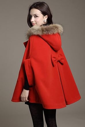 hooded cape coat uk