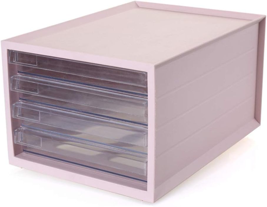 Portable File Cabinet Desk Cabinet Rack Display And Storage Filing Cabinet With 4 Drawers For Living Room Bedroom Family School Color Pink Size 37 7x27 5x21cm Amazon Co Uk Kitchen Home