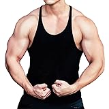 Muscle Alive Blank Bodybuilding Stringer Tank Tops