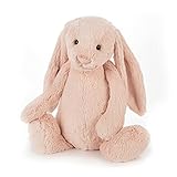 Jellycat Bashful Blush Bunny Stuffed Animal, Really Big, 31 inches