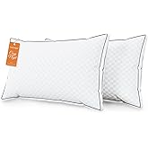Sweetnight Queen Pillows Set of 2, Hotel Bed Pillows Fluffy Gusseted for Neck and Shoulder, Back Side Sleeper Pillows