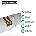Crucial Vacuum Replacement Allergen Bags Part # VF3501 - Compatible with RIDGID Models WD40500, WD40700, WD40501, WD45500, WD45220-3 - 4.5 Gallon Bag for Vacuums - 11.2