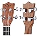 ADM Concert Ukulele Beginner Kit Mahogany Hawaiian Wood 23 Inch Ukelele Bundle Ukalalee Set with Uke Free Starter Lessons for kids Students and Adults, Brown